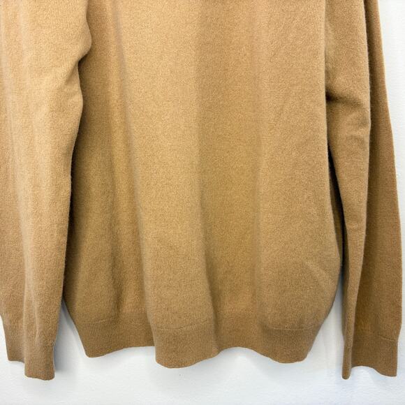 EST Media Size M Cashmere Sweater RARE Lunar New Year Wood Snake Embroidered Tan - Picture 6 of 12